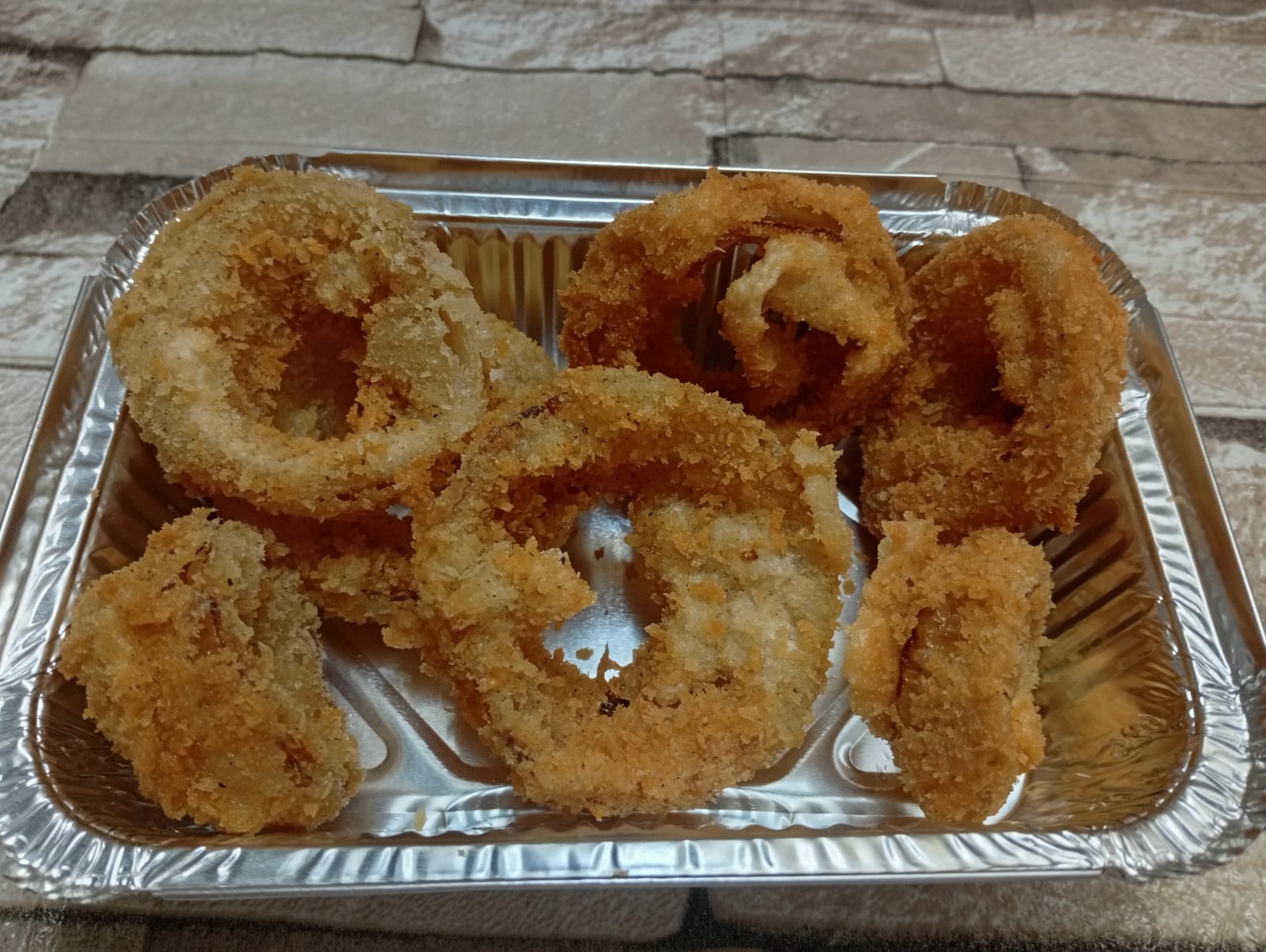 Aros de Cebolla Fritos