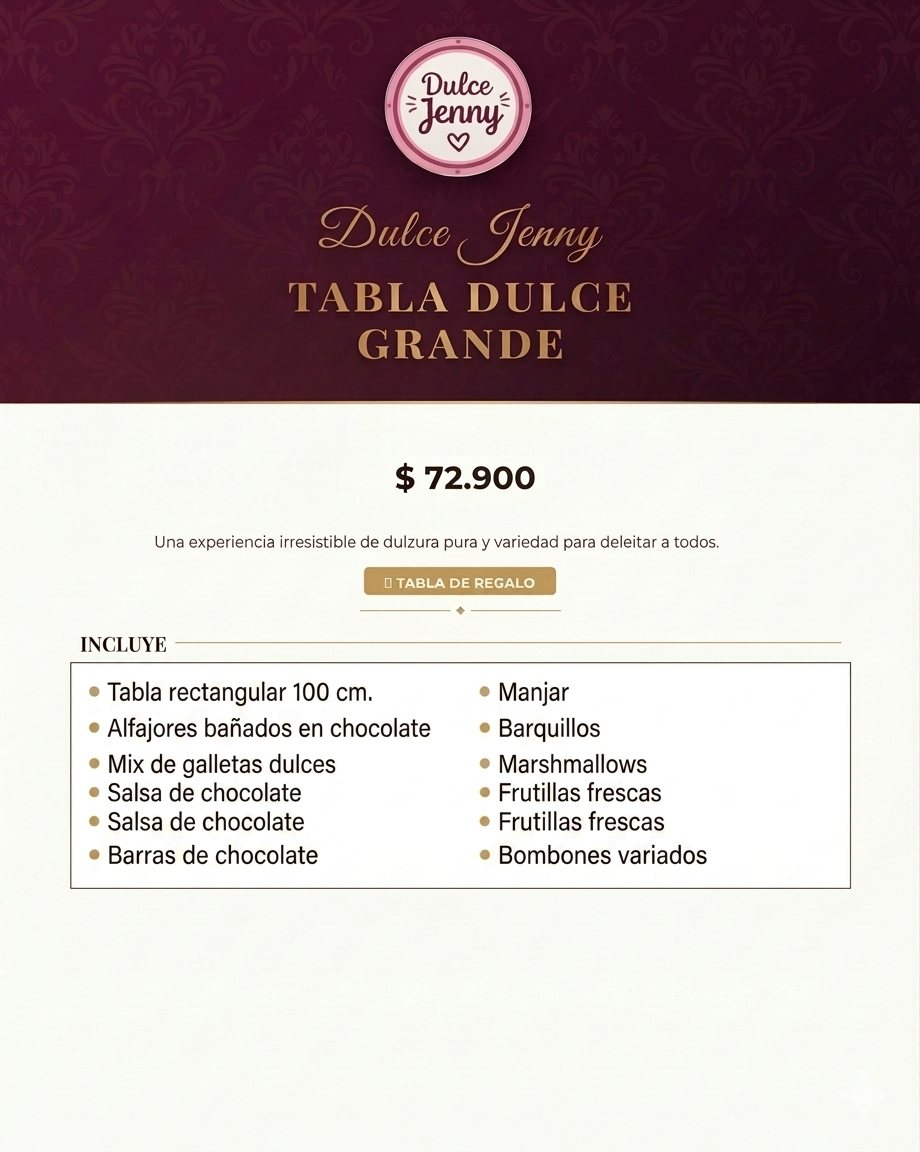 Tabla Dulce Grande