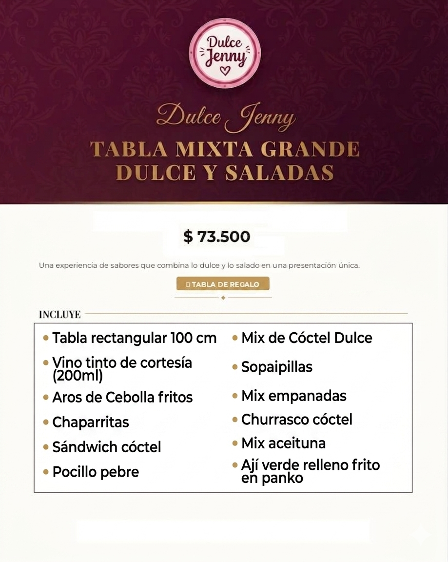 Tabla Mixta Grande