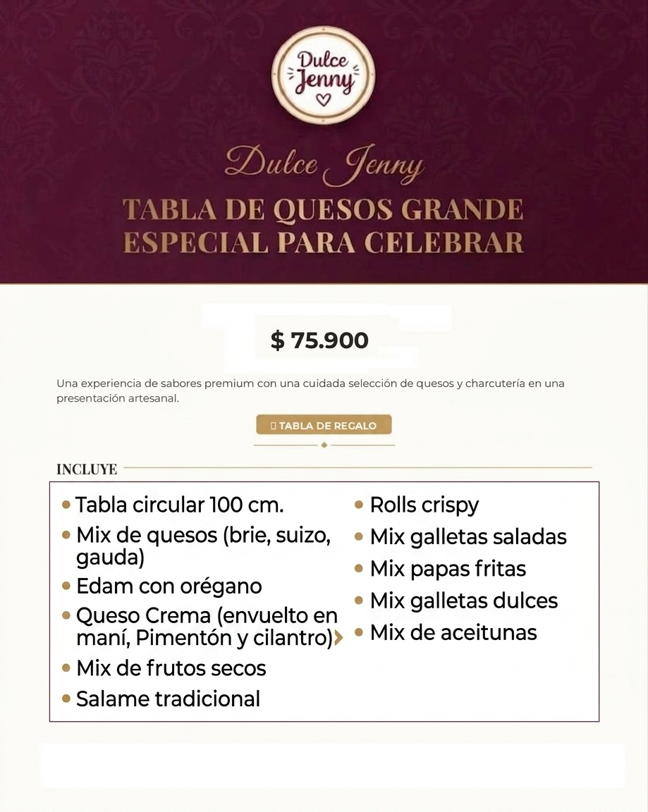 Tabla de Quesos Grande