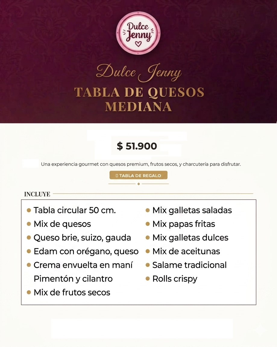 Tabla de Quesos Mediana